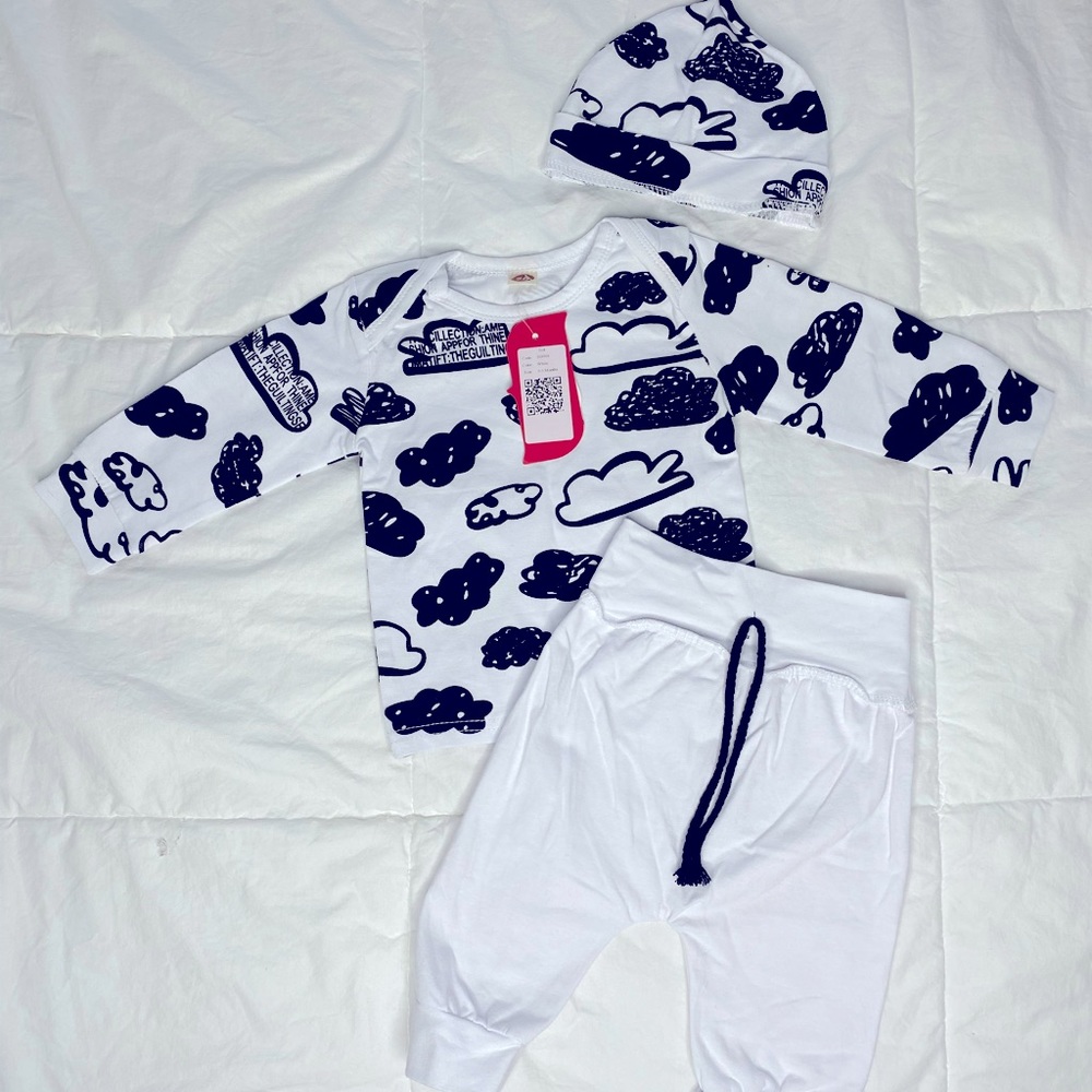 NWT 0-3 month 3 Piece Set